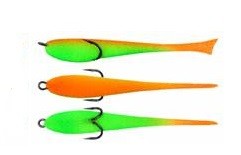 Рыбка поролоновая Grifon Сlassic с поджатым двойником (12см- 3шт)