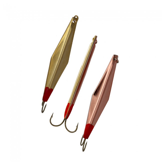 Блесна вертикальная Ecopro Joker, 70мм+Двойник