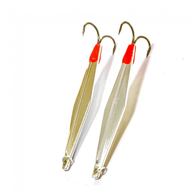 Блесна вертикальная Ecopro Joker, 70мм+Двойник