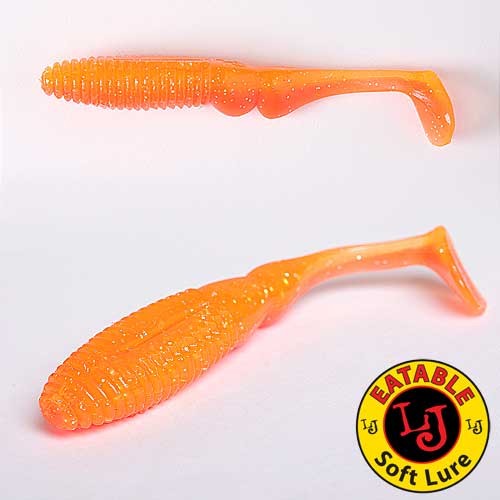 Виброхвосты съедобные Lucky John Pro Series MISTER GREEDY 3.0in (07.60) 7шт