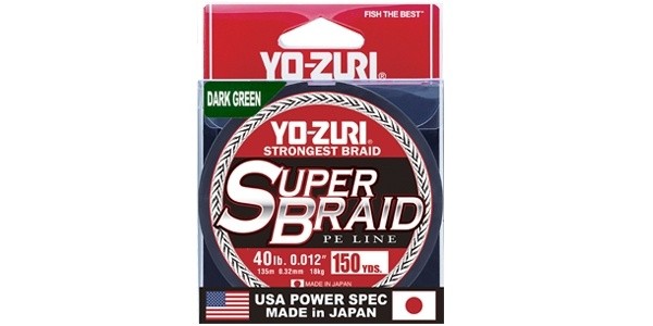 Плетеный шнур YO-Zuri PE Superbraid 300YDS Dark Green Плетеный шнур YO-Zuri PE Superbraid 300YDS Dark Green