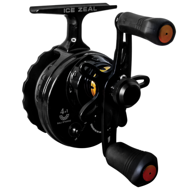 Катушка инерционная (зимняя) Black Side ICE ZEAL Катушка инерционная (зимняя) Black Side ICE ZEAL