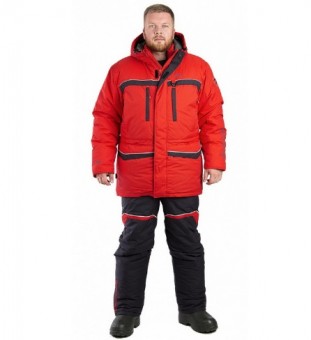 Костюм Novatex Grayling Соболь Экстрим (таслан, серо-красный)