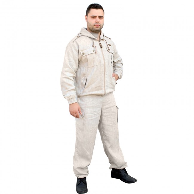 Костюм Novatex Pride "Фаворит" (Лён натуральный, бежевый) Костюм Novatex Pride "Фаворит" (Лён натуральный, бежевый)