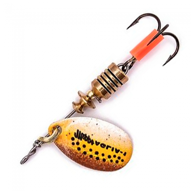 Блесна вращ. Mepps AGLIA FLUO, Micropigments Trout, 0, Brown
