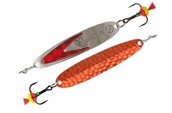 Блесна вертикальная Ecopro Судачья красн.флекс, 50мм