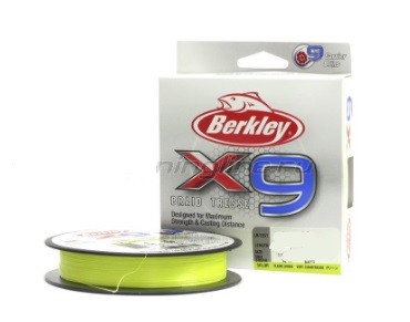 Шнур плетеный Berkley X9 Braid  150м (flame green)