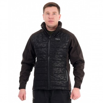 Куртка Novatex Payer "Рига" (Таслан, черный кмф) 