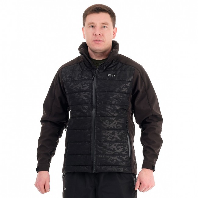 Куртка Novatex Payer "Рига" (Таслан, черный кмф) 