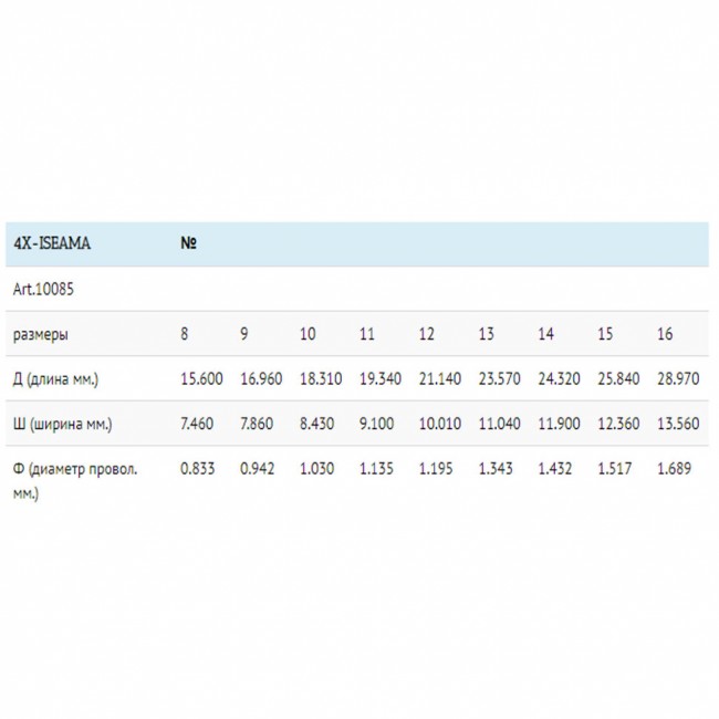 Крючок Fish Season 4X-Iseama-Ring Крючок Fish Season 4X-Iseama-Ring