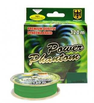 Шнур Power Phantom 4x, 120м (зеленый)