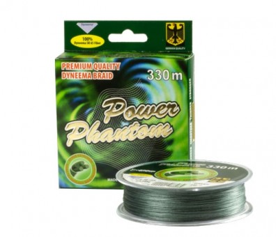 Шнур Power Phantom 4x, 330м (зеленый)