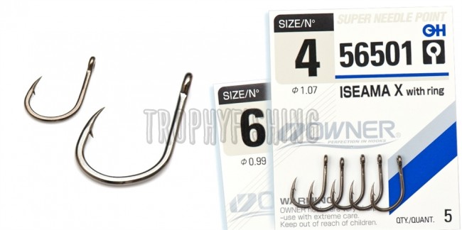 Крючок OWNER C'ultiva 56501 Iseama X with Ring Крючок OWNER C'ultiva 56501 Iseama X with Ring