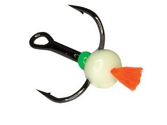 Тройник-капля Ecopro с красн. хвост. тип F № 4 (5шт) фосф.