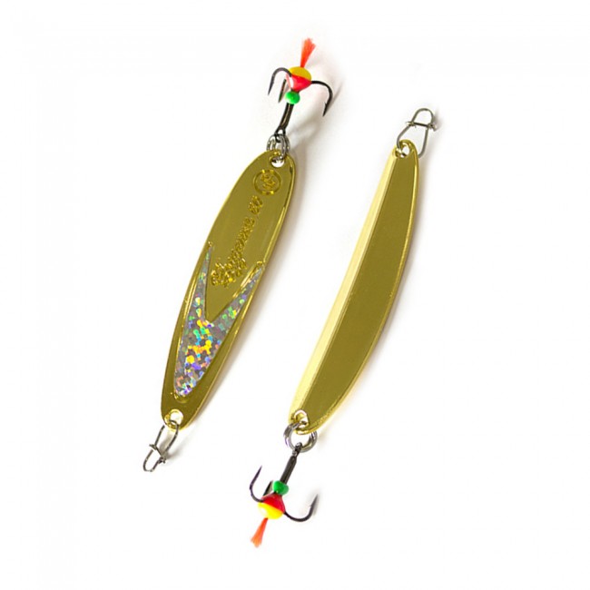 Блесна вертикальная Ecopro 70мм. Судачья серебр.флекс