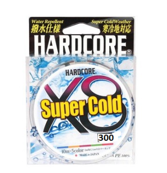 Плетеный шнур Duel PE Hardcore Super Cold X8 300м 5Color Плетеный шнур Duel PE Hardcore Super Cold X8 300м 5Color