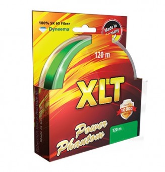 Шнур Power Phantom 4x, XLT, 120м, (зеленый)