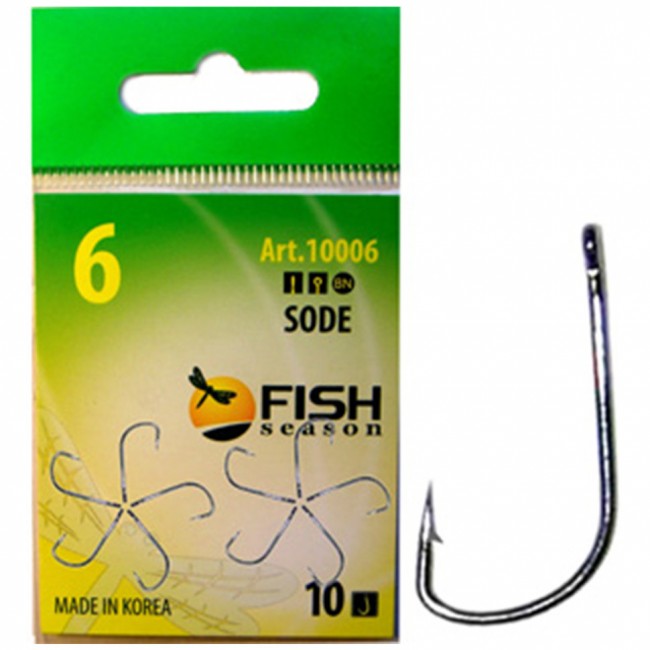 Крючок Fish Season Sode ring с ушком Крючок Fish Season Sode ring с ушком
