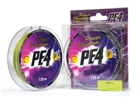 Шнур Power Phantom PE4, 135м, (зеленый)