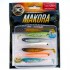 Виброхвосты Lucky John 3D Series MAKORA SHAD TAIL 3.0in (07,60) 7шт