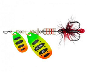 Блесна Вращающаяся "Sprut" Alba Tandem Spinner #3