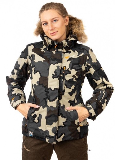 Куртка Novatex  Акела женская (алова, акела) с мехом