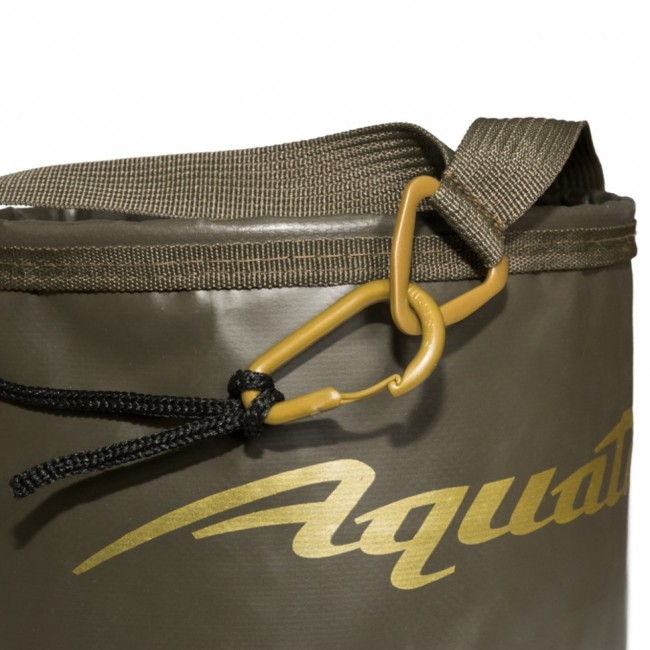 Ведро Aquatic В-08 для замешивания корма герметичное, с шнуром на карабине Ведро Aquatic В-08 для замешивания корма герметичное, с шнуром на карабине