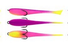 Рыбка поролоновая Grifon Сlassic с поджатым двойником (8см- 3шт)